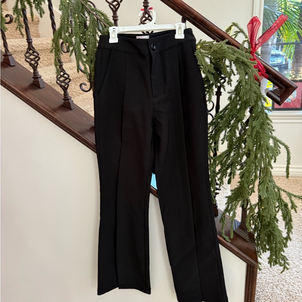 Princess Polly black  Pleated Trousers